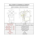 Venta al por mayor EMAX ES08MAII Metal analógico 12g impermeable con engranajes para RC coche helicóptero barco avión accesorios piezas
